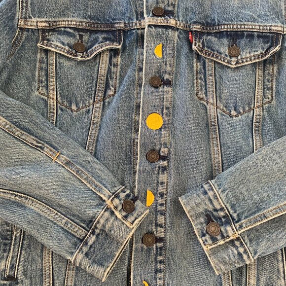 Levi's Premium Trucker Jacket M - Picture 4 of 5